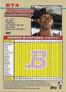 2010 Bowman 1992 Throwbacks #BT4 - Andrew McCutchen - Pittsburgh Pirates