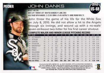 2010 Topps Update John Danks US-68 Chicago White Sox