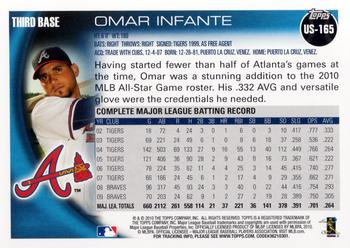 2010 Topps Update Omar Infante US-165 Atlanta Braves