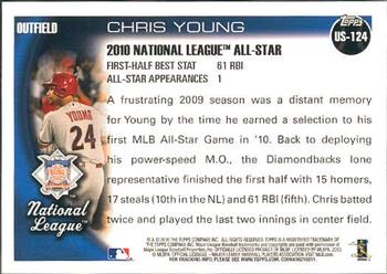 2010 Topps Update Chris Young AS US-124 Arizona Diamondbacks