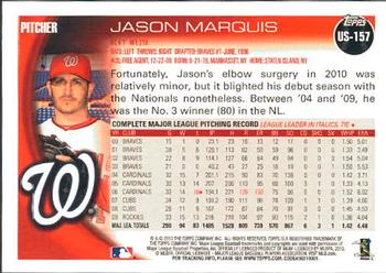 2010 Topps Update Jason Marquis US-157 Washington Nationals