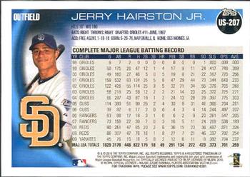 2010 Topps Update Jerry Hairston Jr. US-207 San Diego Padres