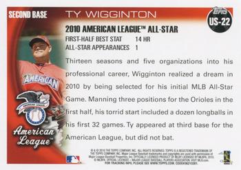 2010 Topps Update Ty Wigginton AS US-22 Baltimore Orioles