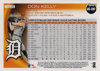 2010 Topps Update Don Kelly US-297 Detroit Tigers