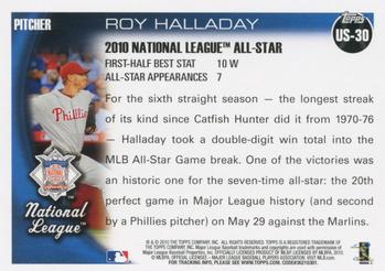 2010 Topps Update Roy Halladay AS US-30 Philadelphia Phillies