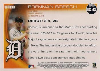 2010 Topps Update Brennan Boesch RD US-43 Detroit Tigers