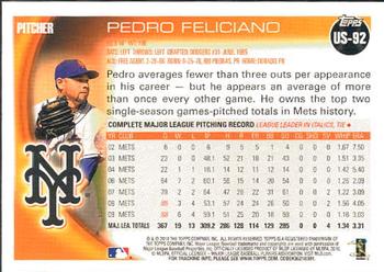 2010 Topps Update Pedro Feliciano US-92 New York Mets