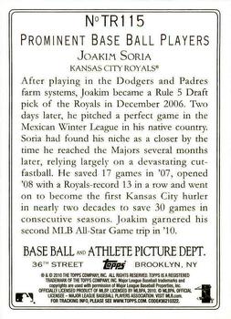 2010 Topps Turkey Red #TR115 Joakim Soria Kansas City Royals