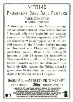 2010 Topps Turkey Red #TR149 Mike Stanton Miami Marlins