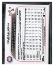 تحميل الصورة إلى عارض المعرض، 2022 Topps Chrome Sonic #17 Kole Calhoun Aqua RayWave Refractor #/199