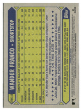 تحميل الصورة إلى عارض المعرض، 2022 Topps Chrome #87BC-13 Wander Franco 1987 Topps Baseball 35th Anniversary