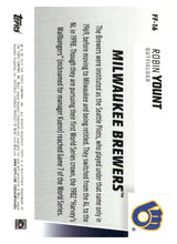 将图片加载到图库查看器,2019 Topps #FF-16 Robin Yount Franchise Feats Black #/299