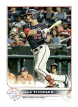 将图片加载到图库查看器,2022 Topps Washington Nationals #WAS-13 Lane Thomas