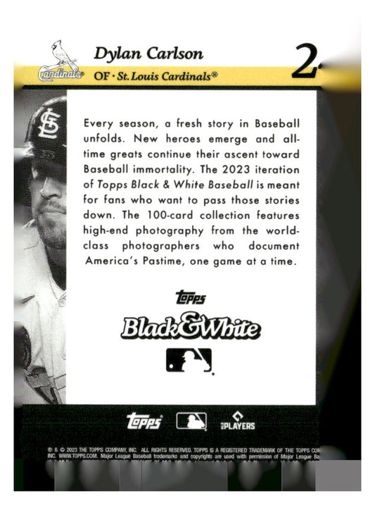 2023 Topps Black & White #2 Corbin Carroll