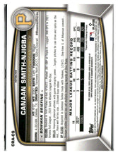 تحميل الصورة إلى عارض المعرض، 2023 Bowman #CRA-CS Canaan Smith-Njigba Chrome Rookie Autographs Refractor #/499