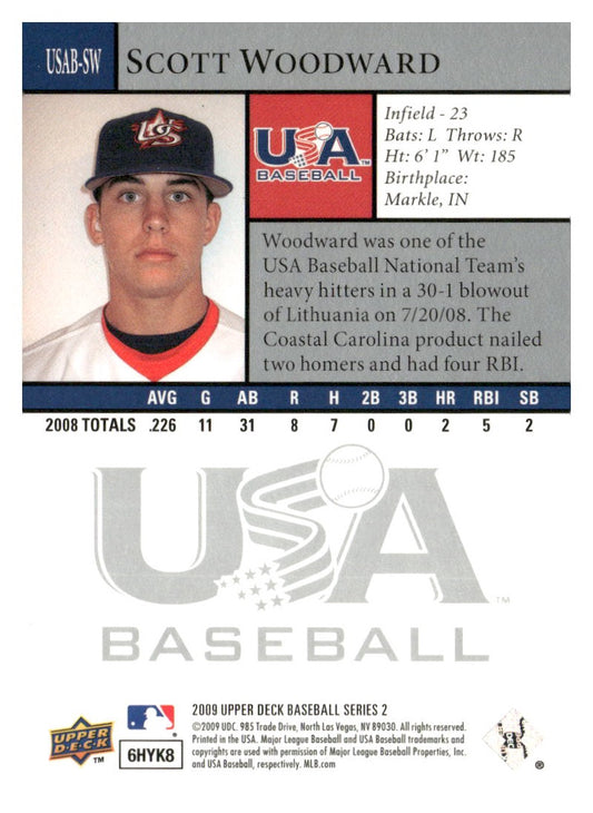 2009 Upper Deck #USAB-SW Scott Woodward USA National Team