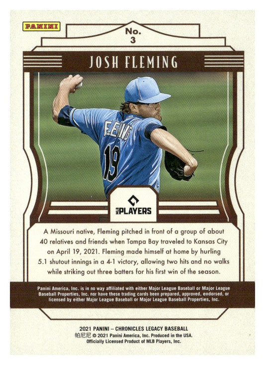 2021 Panini Chronicles #3 Josh Fleming Legacy