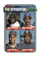 تحميل الصورة إلى عارض المعرض، 1992 Topps 656 1992 Top Prospects Outfielders Rudy Pemberton / Henry Rodriguez