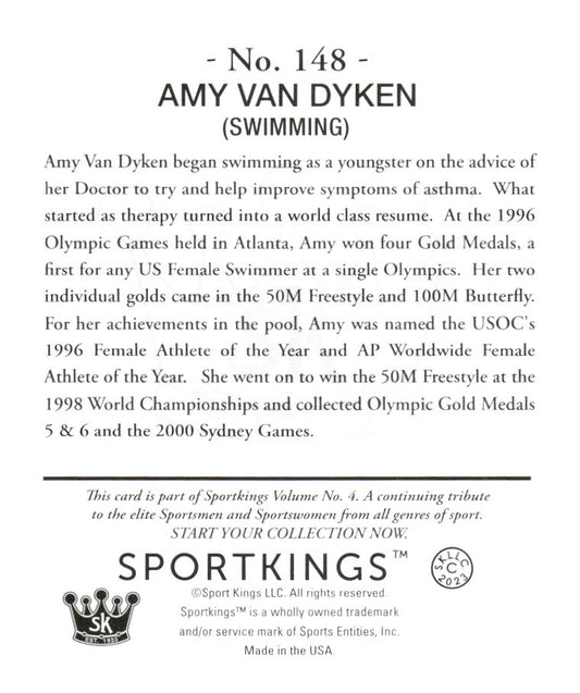 2023 Sportkings Volume 4 #148 Amy Van Dyken Mini