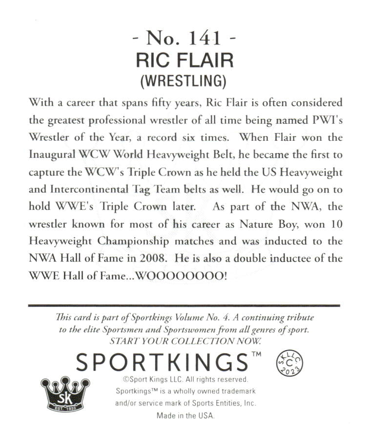2023 Sportkings Volume 4 #141 Ric Flair Mini