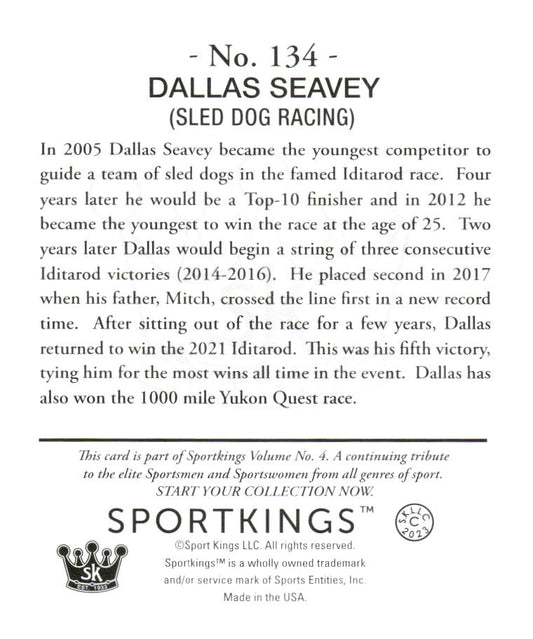 2023 Sportkings Volume 4 #134 Dallas Seavey Mini