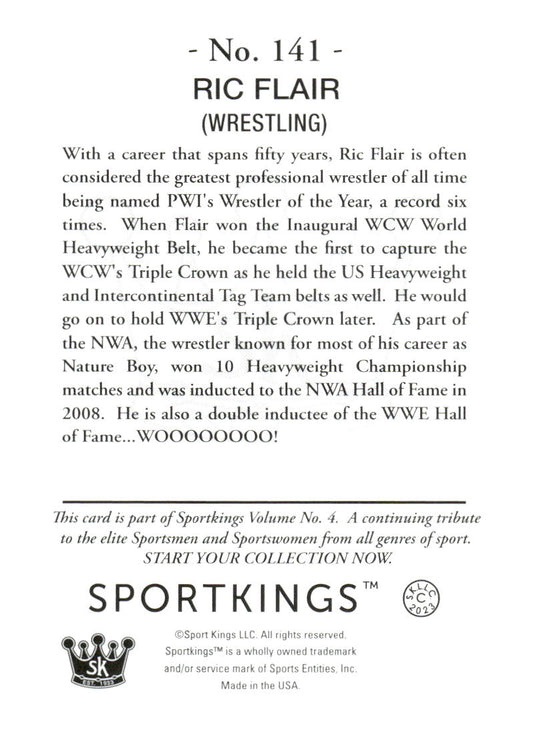 2023 Sportkings Volume 4 #141 Ric Flair Light Blue