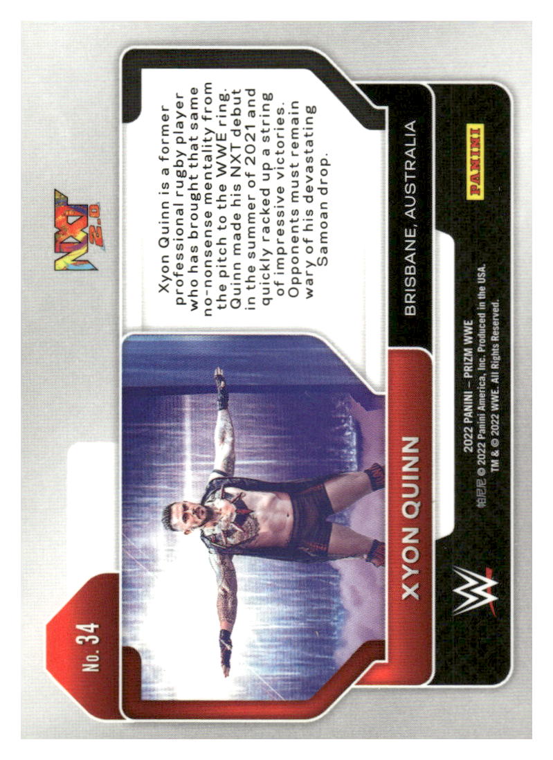 2022 Panini Prizm WWE #34 Xyon Quinn