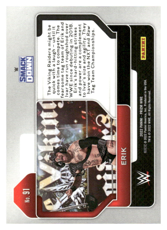2022 Panini Prizm WWE #91 Erik