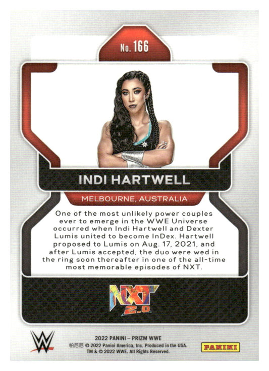 2022 Panini Prizm WWE #166 Indi Hartwell