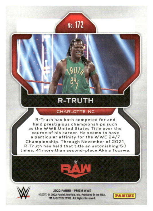2022 Panini Prizm WWE #172 R-Truth
