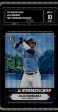 将图片加载到图库查看器,2021 Bowman Chrome #SC-17 Julio Rodriguez 2020 Summer Camp GMA 10