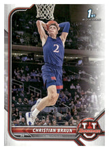 تحميل الصورة إلى عارض المعرض، 2021-22 Bowman University #6 Christian Braun