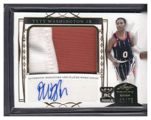 将图片加载到图库查看器,2023 Leaf Trinity #PA-TWJ TyTy Washington Jr. Patch Autographs Gold