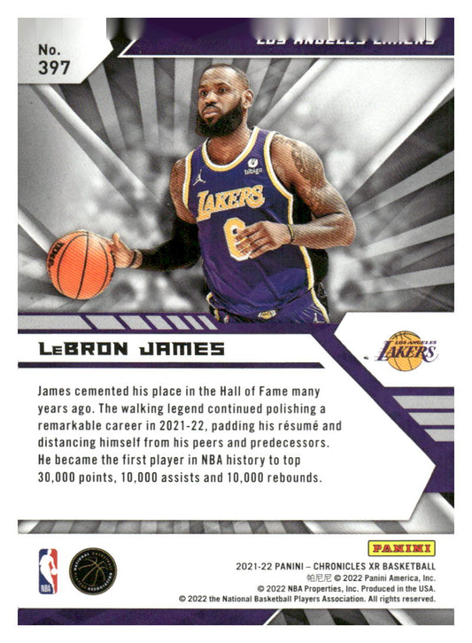 2021-22 Panini Chronicles #397 LeBron James