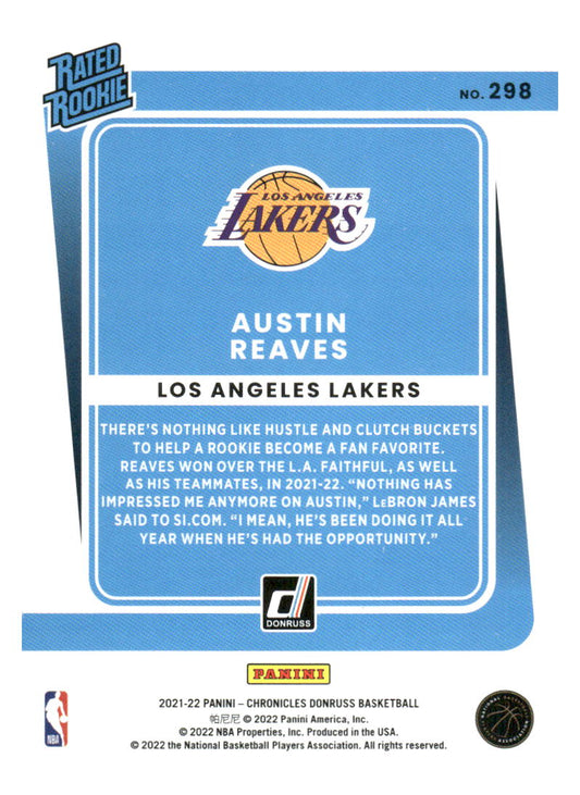 2021-22 Panini Chronicles #298 Austin Reaves