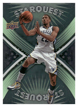 将图片加载到图库查看器,2008-09 Upper Deck First Edition #SQ-13 Rudy Gay StarQuest Green