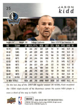 تحميل الصورة إلى عارض المعرض، 2008-09 Upper Deck First Edition #35 Jason Kidd