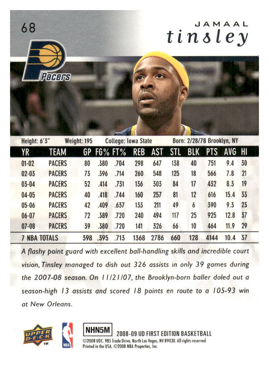 2008-09 Upper Deck First Edition #68 Jamaal Tinsley