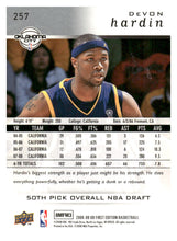 将图片加载到图库查看器,2008-09 Upper Deck First Edition #257 DeVon Hardin