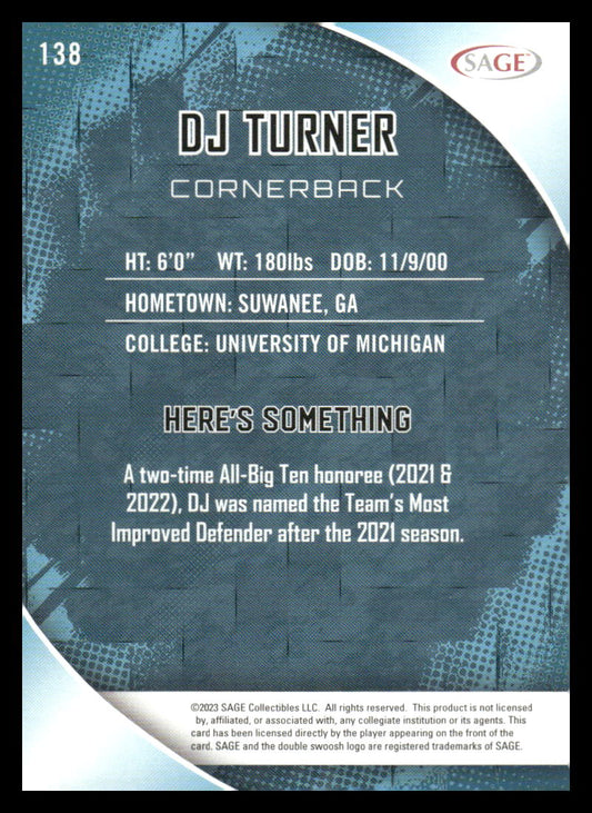 2023 SAGE HIT #138 DJ Turner
