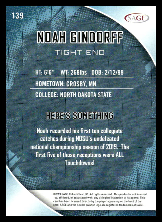 2023 SAGE HIT #139 Noah Gindorff