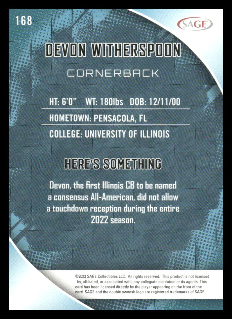2023 SAGE HIT #168 Devon Witherspoon