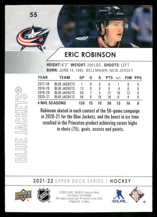 2021-22 Upper Deck #55 Eric Robinson