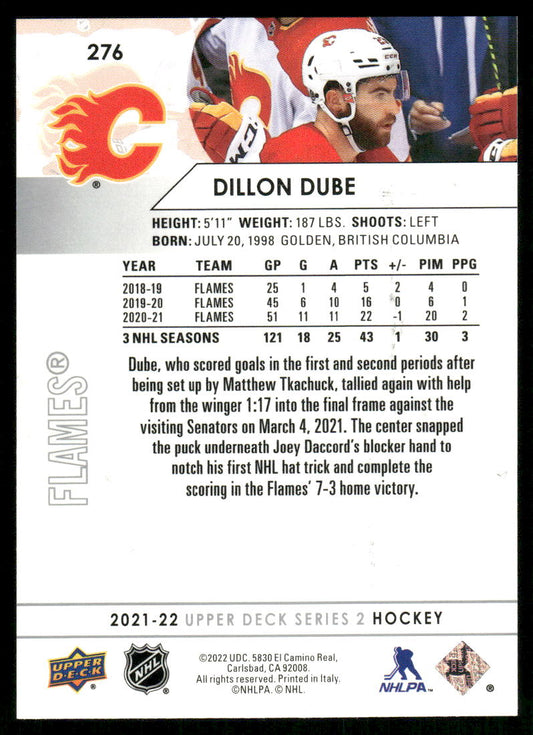 2021-22 Upper Deck #276 Dillon Dube