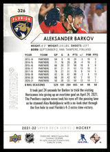 تحميل الصورة إلى عارض المعرض، 2021-22 Upper Deck #326 Aleksander Barkov