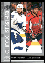 تحميل الصورة إلى عارض المعرض، 2021-22 Upper Deck #450 Nikita Kucherov / Alex Ovechkin