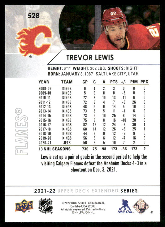2021-22 Upper Deck #528 Trevor Lewis