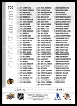 将图片加载到图库查看器,2021-22 Upper Deck #700 Seth Jones / Marc-Andre Fleury French