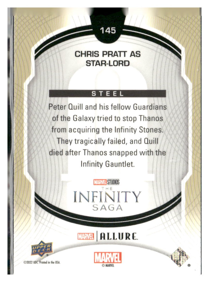 2022 Upper Deck Allure Marvel Studios #145 Chris Pratt as Star-Lord Green Quartz