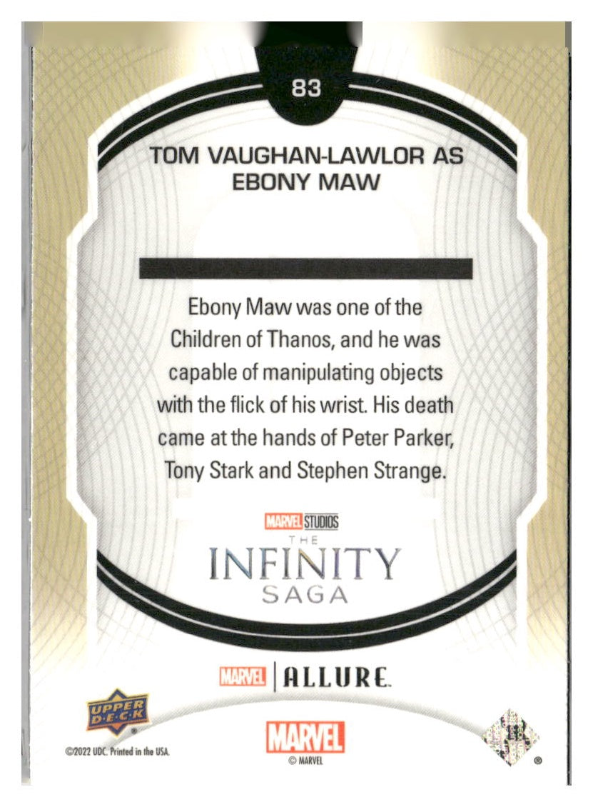 2022 Upper Deck Allure Marvel Studios #83 Tom Vaughan-Lawlor as Ebony Maw